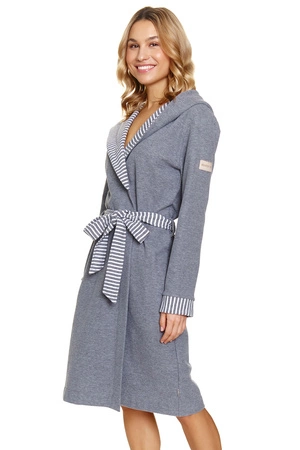 Doctor Nap SWW.7229 Nocna szlafrok, dark grey