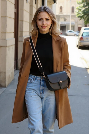 Vivisence T0007 Torebka na ramię, czarny