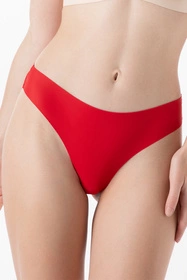 Julimex Heart Simple Brasil Majtki brazyliany, czerwony