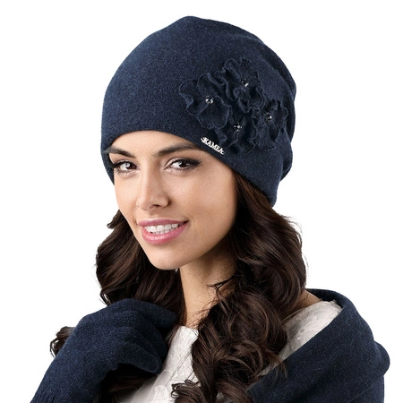 Kamea Andora Nakrycie głowy czapka, granat