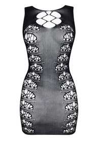 Beauty Night Paola BN6621 Nocna komplet koszulka + stringi, black