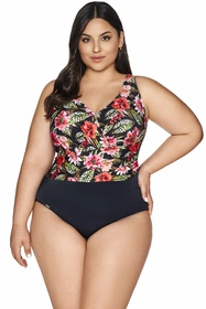 Ava SKJ-60 Kostium kąpielowy jednoczęściowy, floral