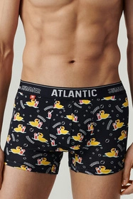 Atlantic 2MHH-007 2-pack Majtki bokserki, granat/róż