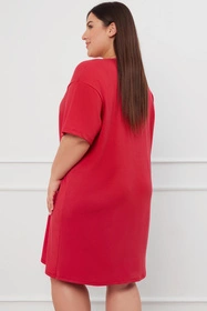 Italian Fashion Evora kr.r. Nocna koszula, c.czerwony