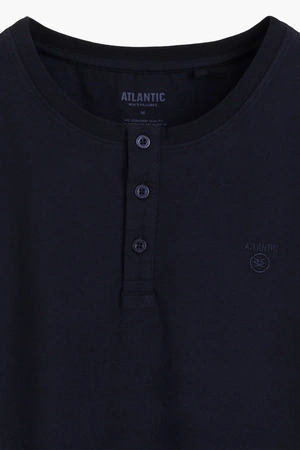 Atlantic NMP-401 Nocna piżama, granat/denim
