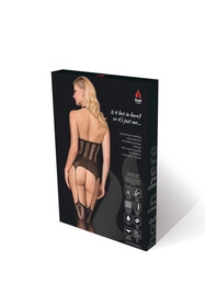Hot in Here Super Body bodystocking, czarny