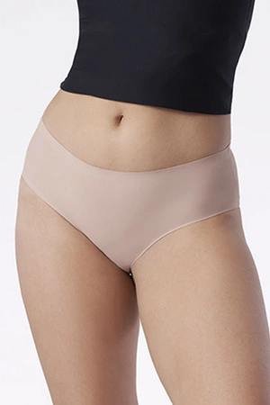 Julimex Simple panty Majtki figi, ciemny beż