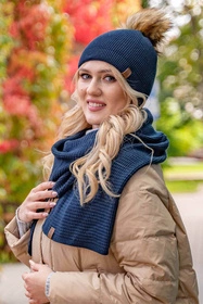 Vivisence 7041 Nakrycie głowy czapka, granatowy