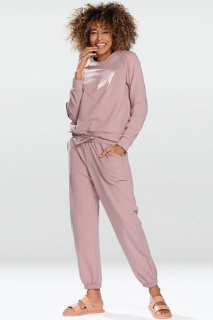 Dkaren Wenezja Bluza nierozpinana, pudrowy róż