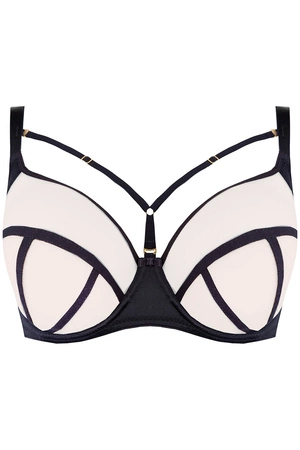 Unikat Griselda Biustonosz miękki, czarny/beż