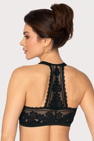 Róża Gizela top Biustonosz braletka, czarny