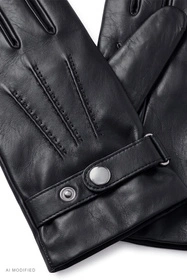 Vivisence MR7204 Rękawiczki skórzane, black