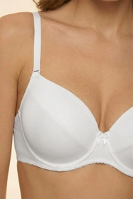 Vivisence 1089 Biustonosz push-up, biały