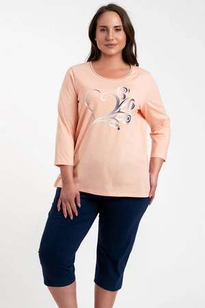 Italian Fashion Arietta r.3/4 sp.3/4 Nocna piżama, łosoś