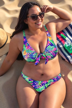 Vivisence 3203 Kostium kąpielowy biustonosz miękki, wielokolorowy