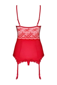 Obsessive Lovica corset Gorset sexy, czerwony