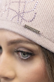 Vivisence 7011 Nakrycie głowy czapka, pudrowy róż