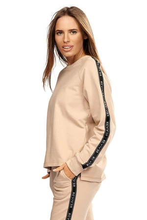 Reviver F5593 Bluza nierozpinana, beżowy