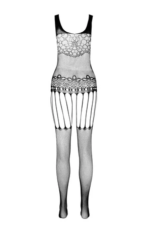 Passion ECO BS001 Body bodystocking, black