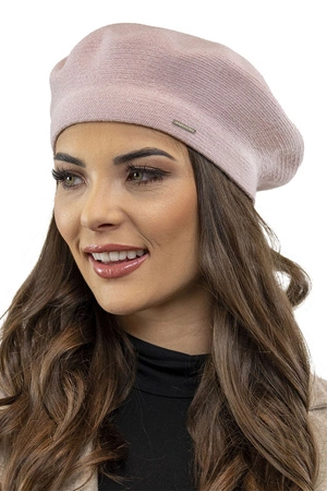 Vivisence 7005Kmpl Komplet beret+szalik, różowy