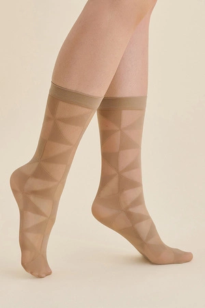 Gabriella Syla code 612 Wyrób pończoszniczy skarpetki, beige