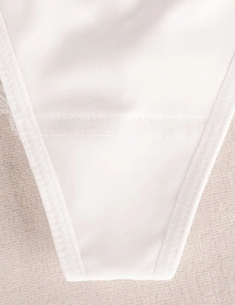 Wol-Bar Diamond 3503 Majtki szorto-stringi, biały