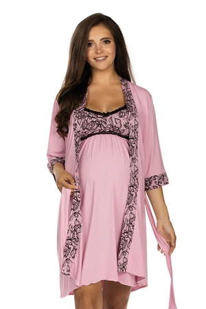 Lupo 3008 Nocna szlafrok, różowy