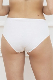 Italian Fashion Salma maxi Majtki wysokie figi, biały