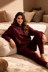 Vivisence 9106 Legginsy klasyczne, bordowy