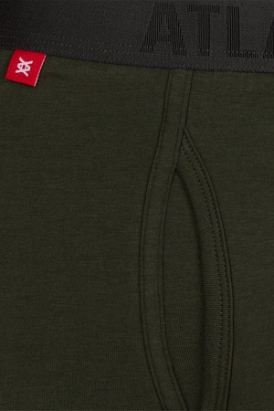 Atlantic 3MH-184 Majtki bokserki, granatowy/wino/khaki