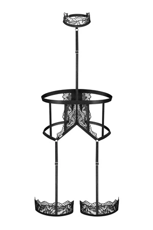 Obsessive Hersis harness Akcesoria erotyczne uprząż, black