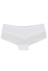 Wol-Bar Eco-Ho Majtki szorty, biały