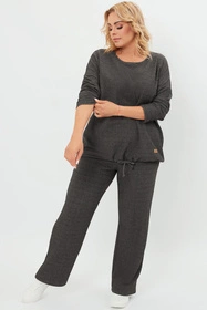 Italian Fashion Avira dł.r. dł.sp. Komplet bluza+spodnie, c.melanż