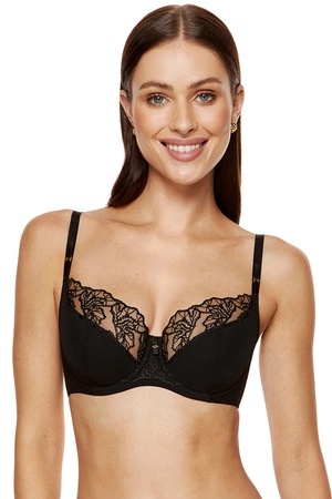 Gorteks Madame/B3 Biustonosz półusztywniany, czarny