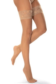 Vivisence 8200 Elegance 20 DEN Wyrób pończoszniczy pończochy samonośne, daino