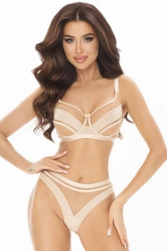 Axami V-11085 Majtki stringi, beżowy