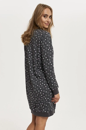 Italian Fashion Andromeda dł.r. Nocna koszula, druk/grafit