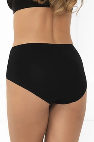 Italian Fashion Libra maxi Majtki wysokie figi, czarny