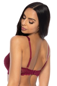 Mat 053/22 Carmela Biustonosz usztywniany, burgund