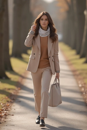 Vivisence 7109 Szalik lub apaszka komin, szary jasny