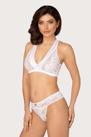 Róża Gizela top Biustonosz braletka, biały