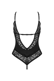 Obsessive Bellastia crotchless teddy Body sexy, czarny