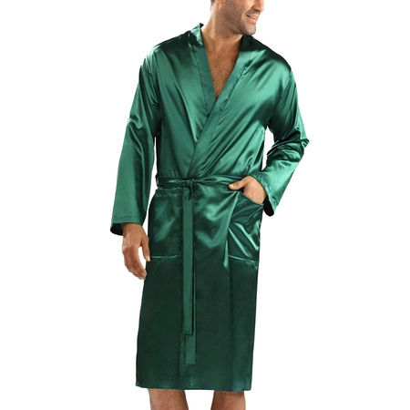 Dkaren Christian Nocna szlafrok, zielony