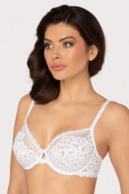 Róża Gizela Biustonosz miękki, biały