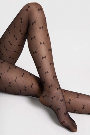 Fiore Ribbon 20 DEN G6119 Wyrób pończoszniczy rajstopy, black