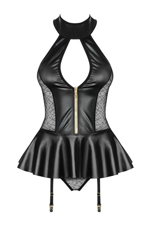 Obsessive 859-COR-1 Gorset sexy, czarny