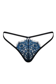 Obsessive Yassmyne thong Majtki stringi, granatowy