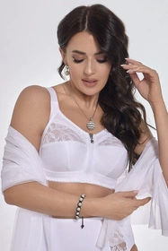 Viki Style Zuza 586/1 Biustonosz miękki, perłowa biel
