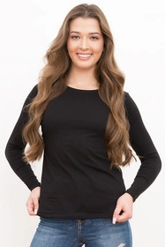 Italian Fashion Ibiza dł.r. Koszulka z długim rękawem, czarny