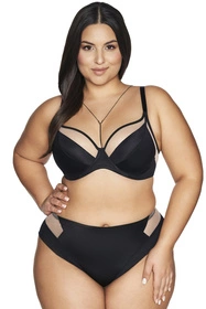 Ava 2136/B Viva Majtki brazyliany, black